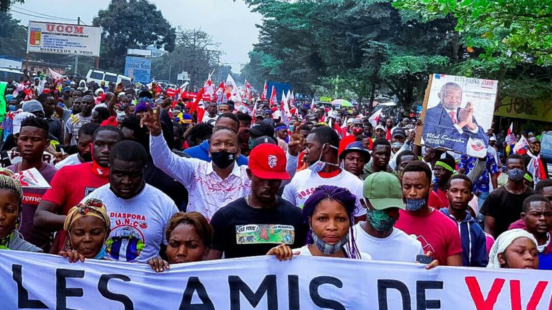 Kinshasa: les militants de l’UNC ont défié l’interdiction de marcher du gouverneur Gentiny Ngobila