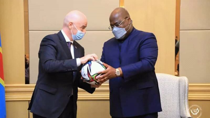 FIFA-RDC: Tshisekedi s’est entretenu avec le président de la fifa