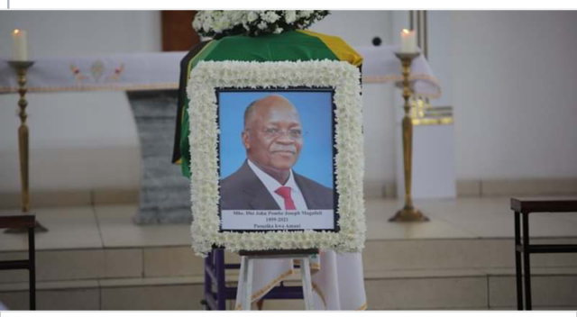 RDC: trois jours du drapeau en berne en mémoire de Magufuli