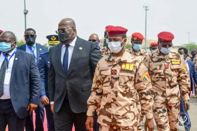 Au Tchad, Tshisekedi a appelé le peuple Tchadien à se  servir de sacrifice du président Déby pour l’unité de leur pays