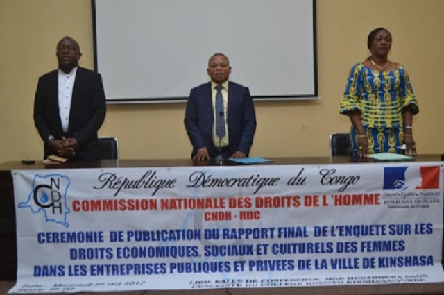 RDC: situation confuse dans l’entérinement du nouveau bureau de la CNDH