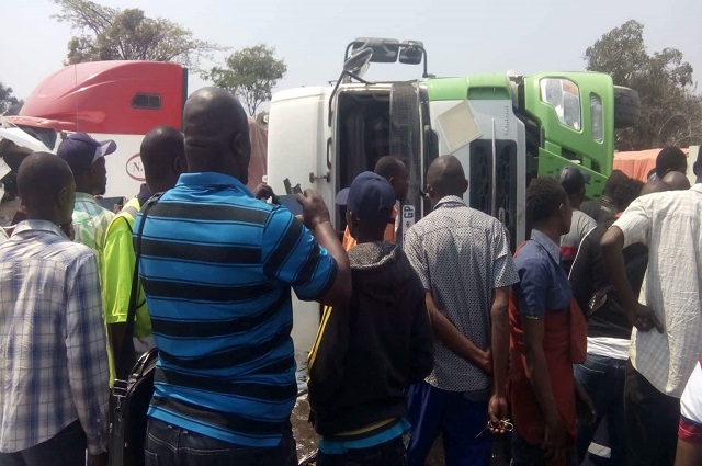  Lubumbashi : trafic interrompu sur l’axe Kasumbalesa suite à accident