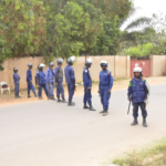 Illustrant dispositif sécuritaire autour de la CENI