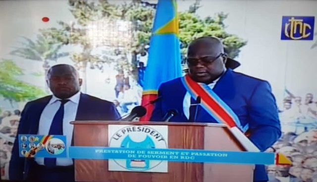 RDC : Felix Tshisekedi cinquième président  promet la lutte contre la corruption