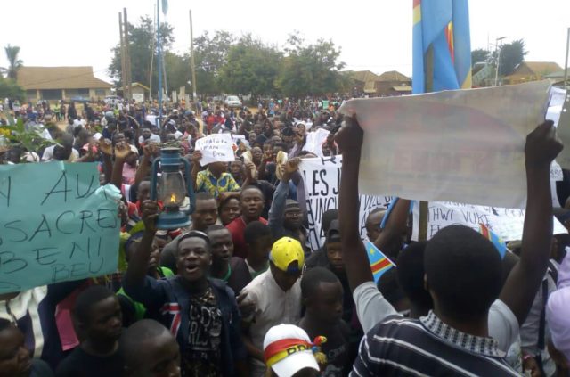 Nord Kivu: la population de Beni sur la rue dénonce l’inaction des autorités face à l’insécurité