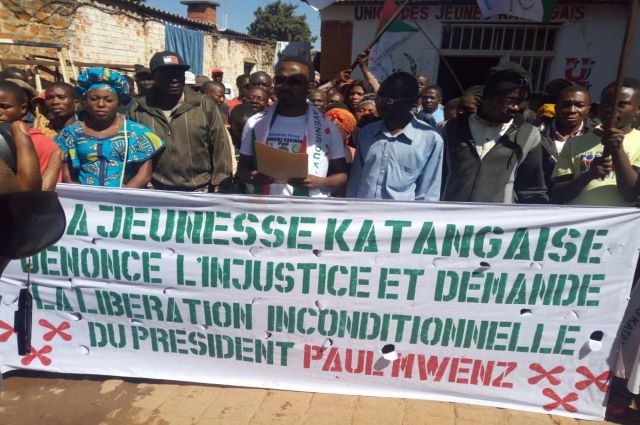 Lubumbashi :UJK dénonce l’arrestation de son Président National  Paul Mwenz Kabuit