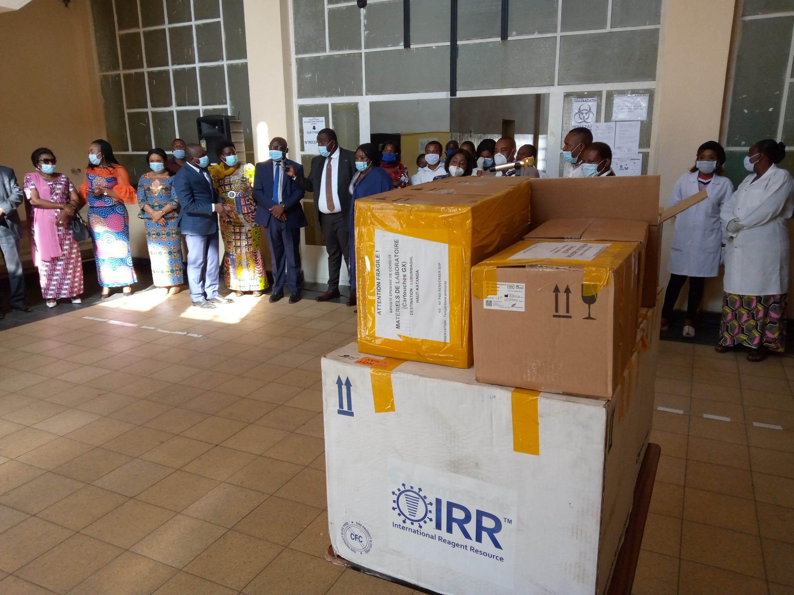 Lubumbashi : le  centre de dépistage de la  Covid 19  sera opérationnel dans une semaine après l’installation des matériels