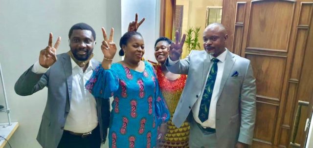 Conflit-AFDC-A: Nene Nkulu et ses proches fêtent la victoire après l’arrêt de la cour constitutionnelle