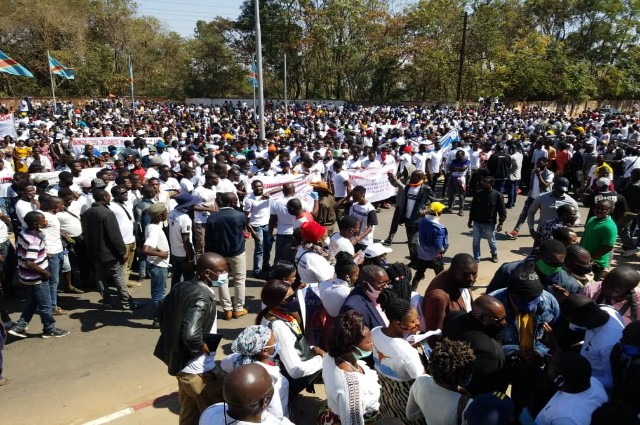 Lubumbashi : la société Civile a organisé une marche pour la paix et la cohésion ce  7 juillet