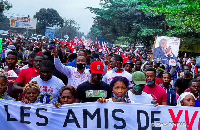 Kinshasa: les militants de l’UNC ont défié l’interdiction de marcher du gouverneur Gentiny Ngobila