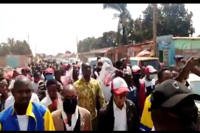 Lubumbashi: l’UNC a marché pour exigé la libération de Vital Kamerhé