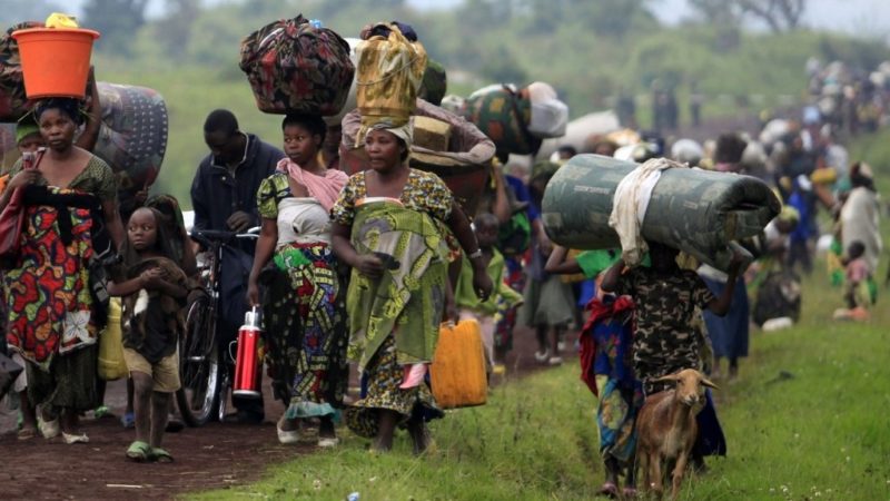 RDC: Près de 5,97 millions des personnes en déplacement interne