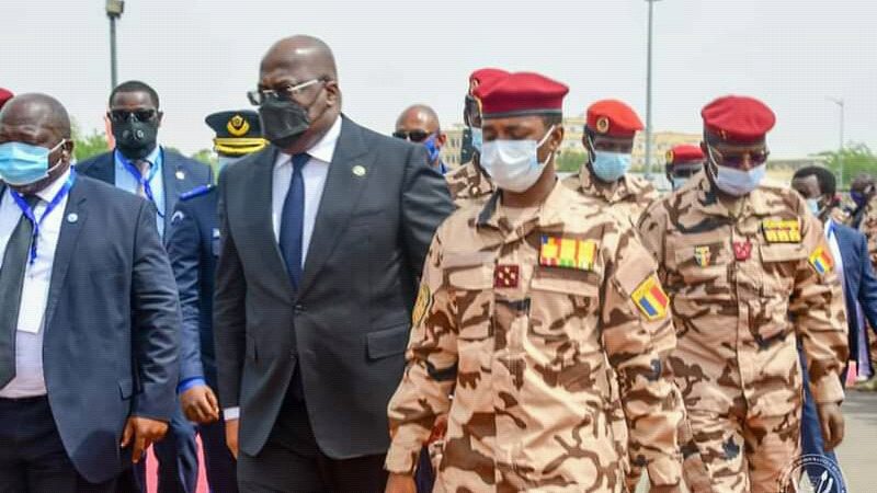 Au Tchad, Tshisekedi a appelé le peuple Tchadien à se  servir de sacrifice du président Déby pour l’unité de leur pays