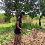Femme agricultrice illustrant la relance de l'agriculture