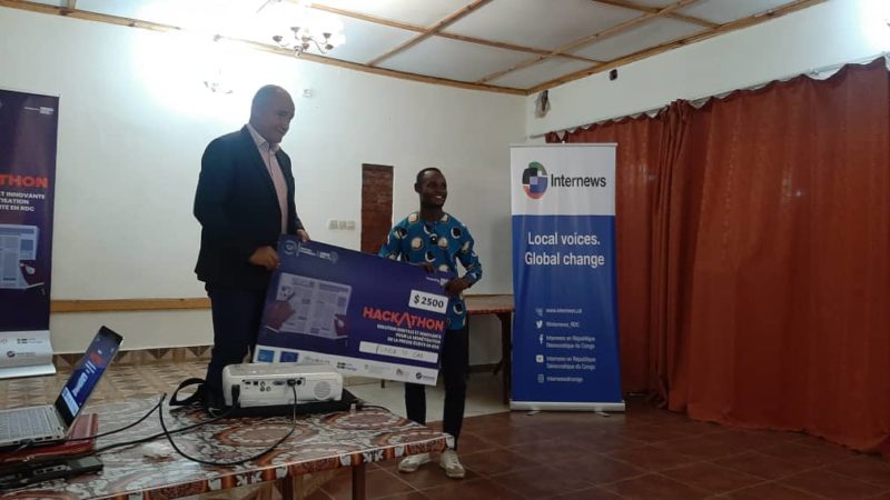 Lubumbashi:  Fonda de Gad remporte le prix du troisième hackathon