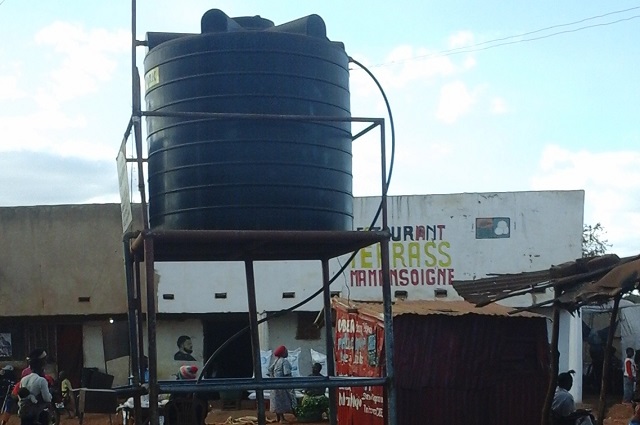 Borne fontaine au quartier Kipanta à Lubumbashi ou il n'y a pas d'eau potable