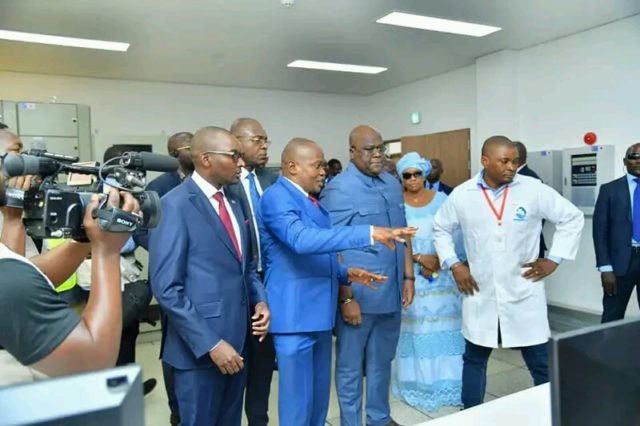Kinshasa: Tshisekedi a inauguré l’usine de traitement d’eau de Lemba
