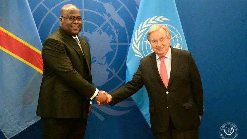 Félix Tshisekedi à l'assemblée générale de la, ONU a demandé les sanctions contre le Rwanda