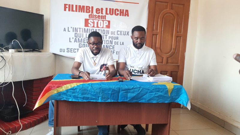 Lucha et Filimbi: Non aux poursuites  contre  Jean-Claude Mputu
