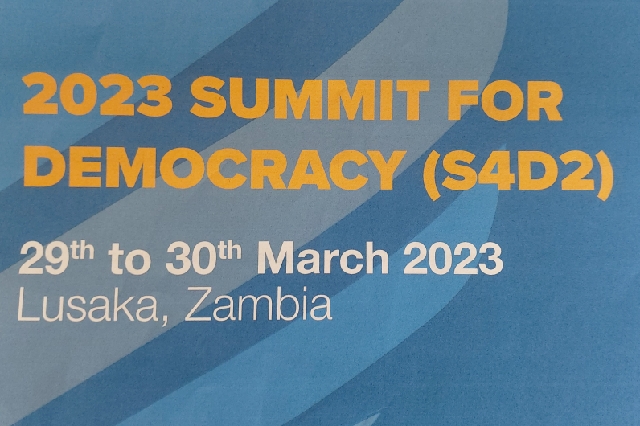 Lusaka: le 2em sommet pour la démocratie s’est clôturé ce 30 mars