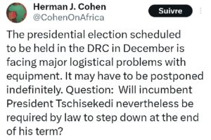 Post  Herman Cohen sur Twitter