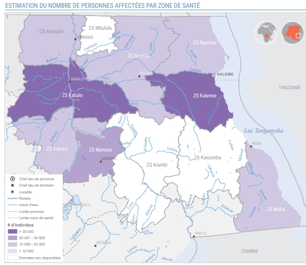 Tanganyika : 11 morts, 163.000 sinistrés des inondations ( OCHA)