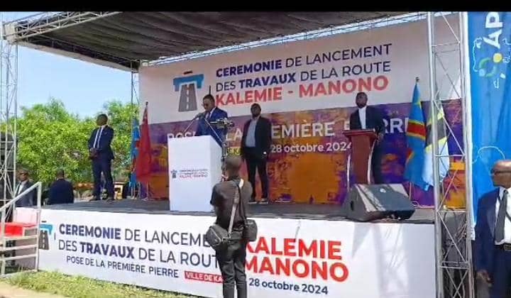 Les travaux de réhabilitation de la route Kalemie -Manono lancés