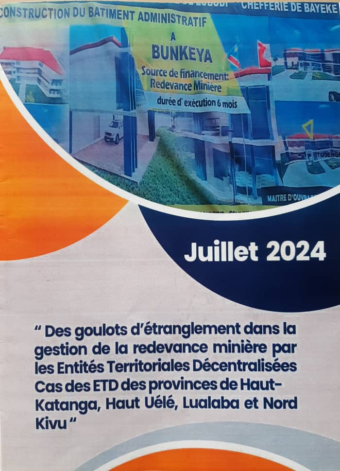 RDC : la redevance minière affectée à des fins non prévues par la loi