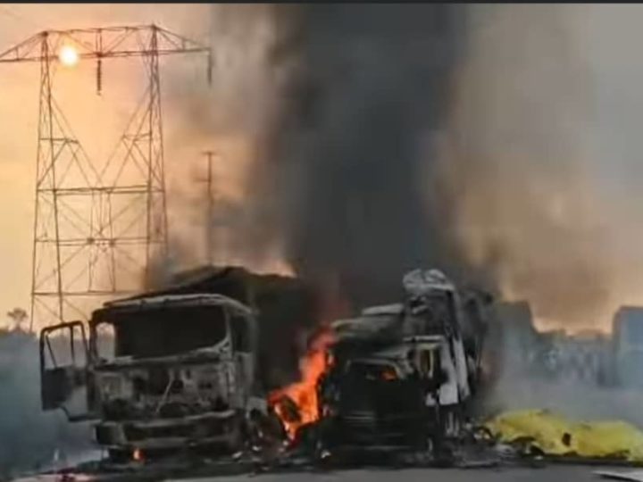 Haut Katanga : impact environnemental de l’incendie des camions de soufre