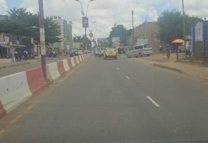 Avenue de la Révolution à Lubumbashi