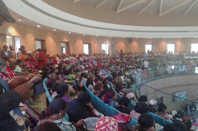Lors de la conférence sur l'éveil patriotique à Lubumbashi