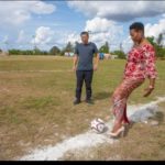 Lors du tournoi de TFM , le CEO Zhang Dongsong et la bourgmestre de Fungurume