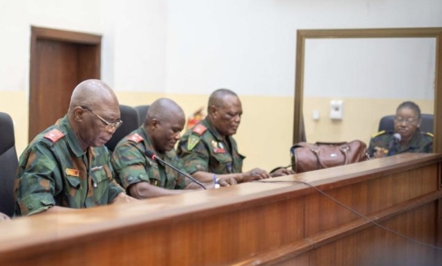 Lors du procès de Joseph Kabila
