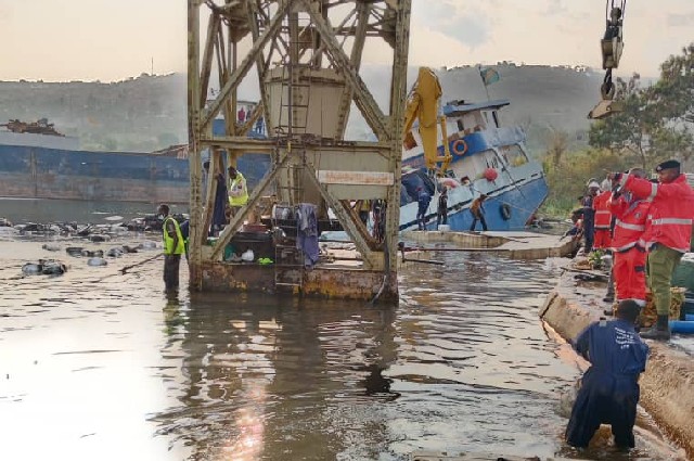 RDC: incendie d’un bateau Congolais au port de Kigoma