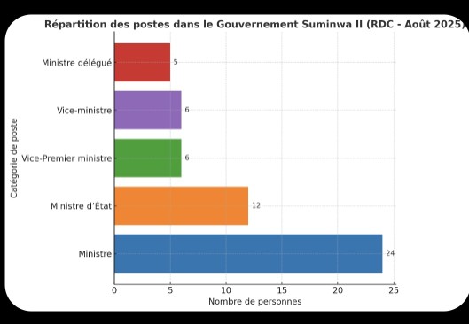 Gouvernement Suminwa 2 en chiffres
