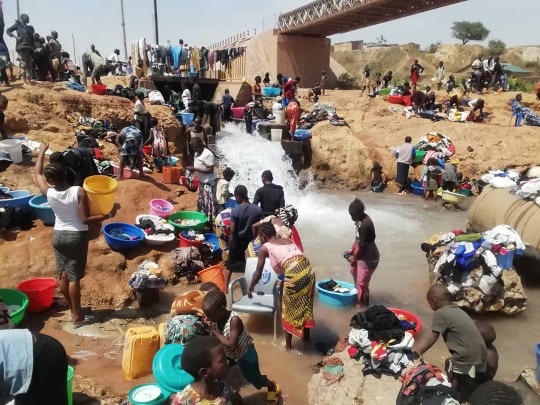 Kolwezi : Quartier Bel Air, pas d’eau potable mais l’eau issue d’une mine