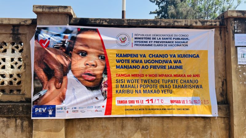 Lubumbashi: bientôt la vaccination contre la fièvre jaune