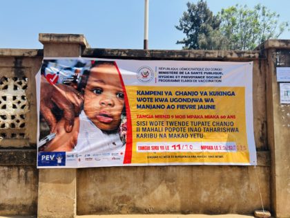 Lubumbashi: bientôt la vaccination contre la fièvre jaune