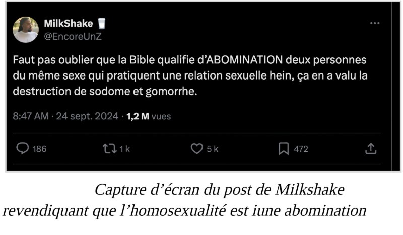 Capture d'écran de Milkshake