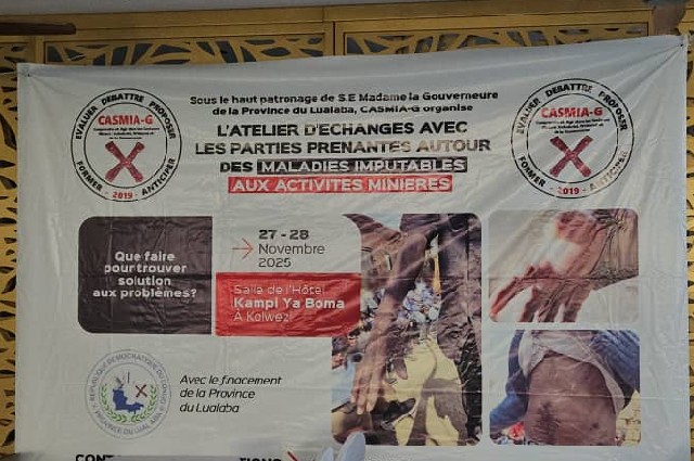 CASMIA-G réfléchit sur les maladies imputables aux activités minières