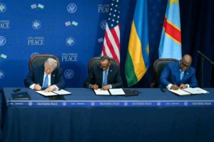 Signature de l'accord de paix entre la RDC-RWANDA et Rwanda