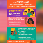 Infographie sur le nombre des femmes dans la gestions de la DOT