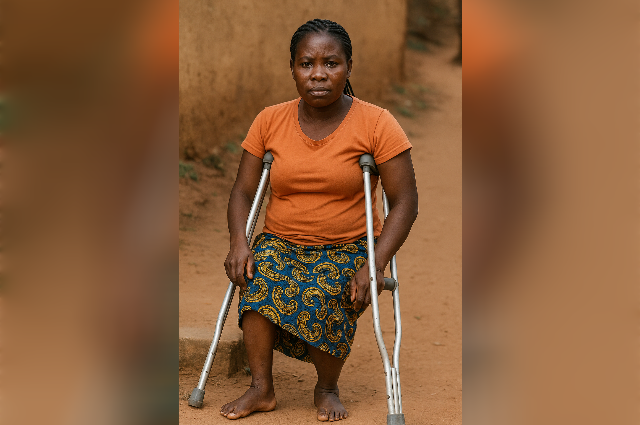 Une femme vivant avec un handicap