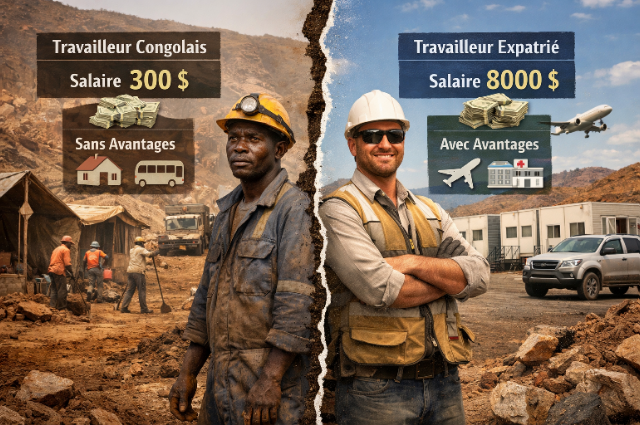 Disparités des salaires entre Congolais et expatriés