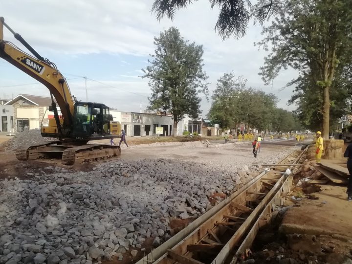 Kolwezi: reprise des travaux sur le boulevard Lumumba