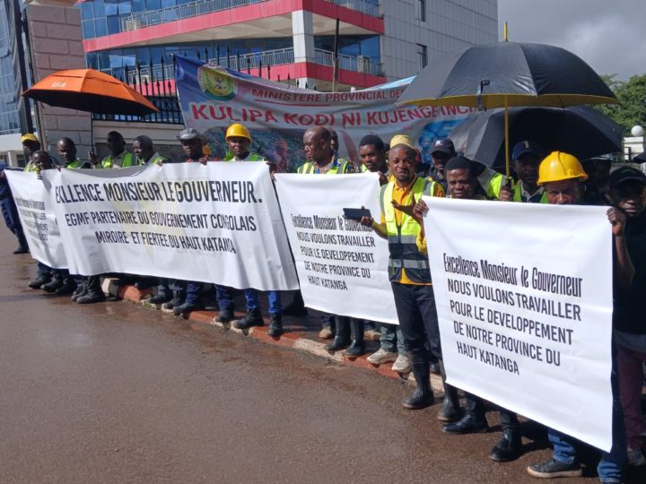 Lubumbashi: 600 agents de l&rsquo;EGMF exigent la reprise des chantiers routiers
