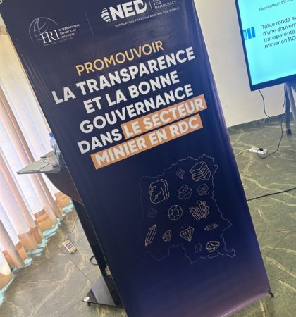Lubumbashi: table ronde sur la promotion de la gouvernance minière