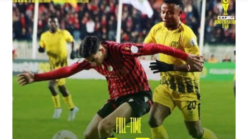 CAF : AS Maniema Union éliminée en quarts par USM Alger