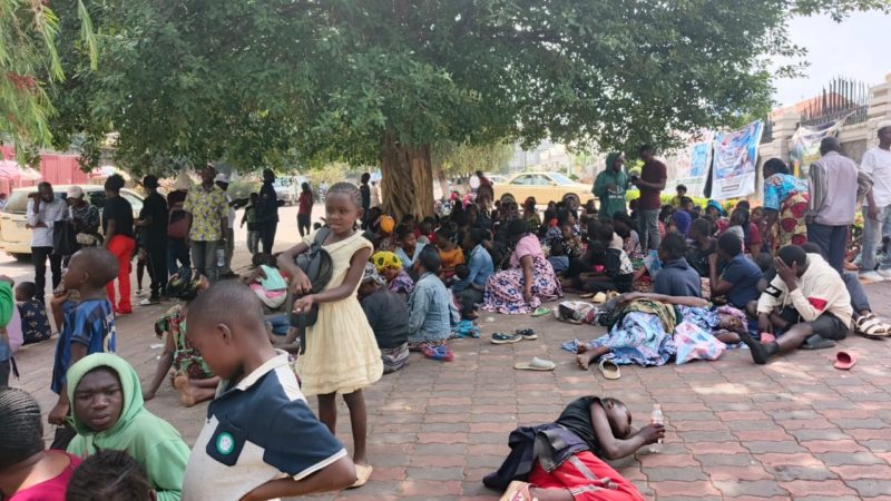 Lubumbashi: 2e jour de sit-in des déplacés devant le gouvernorat