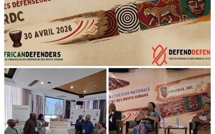 RDC: Lancement de la coalition nationale des défenseurs des droits humains